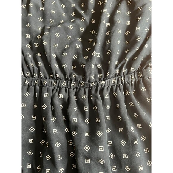 Madewell Womens Silk Tie-Shoulder Maxi Dress in Scatterblock Print Size 12 - Picture 10 of 15